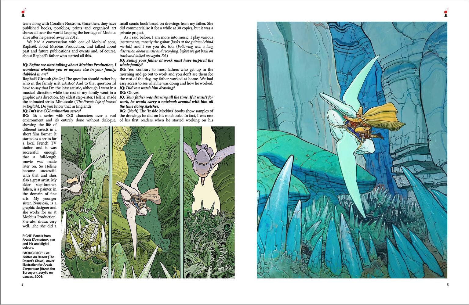 Mœbius Production, illustrators issue 51 ONLINE EDITION