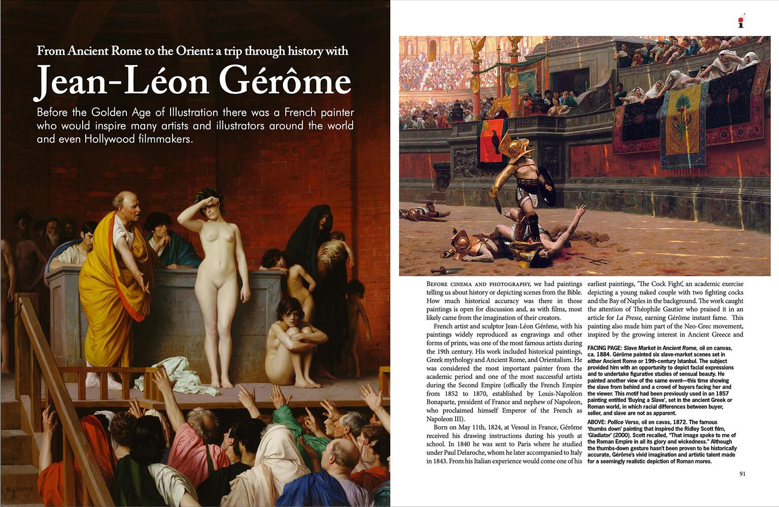 Jean-Léon Gérôme, illustrators issue 51 ONLINE EDITION