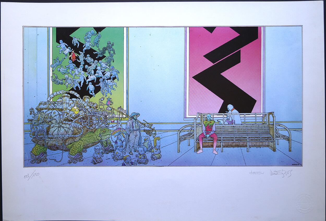 Complete print art by Moebius (Jean Giraud)