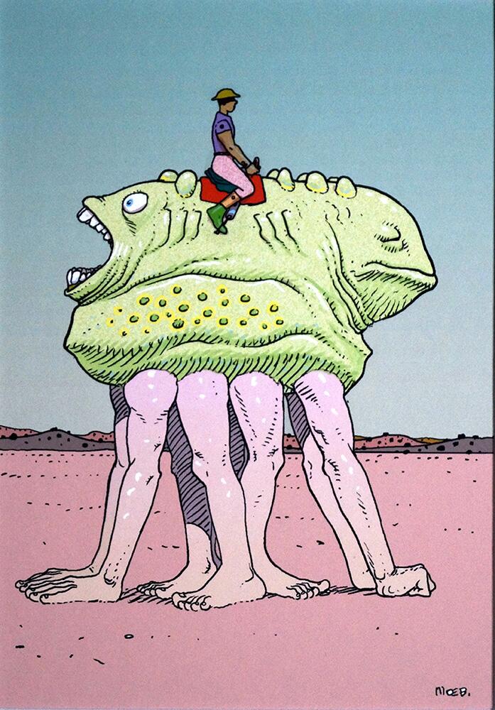 Mars - Zagzig art by Moebius (Jean Giraud)