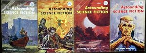 Astounding SF (UK) 1957 - Set 3 (4 issues)