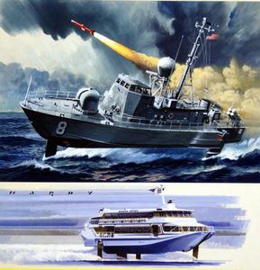 The Hydrofoil art by Wilf Hardy