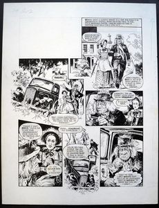 Worzel Gummidge: Takin Aunt Sally For A Spin art by Mike Noble