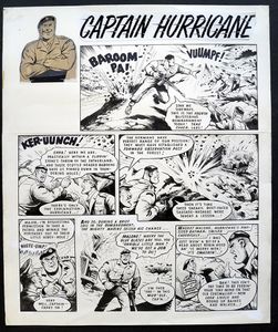 Captain Hurricane: Sink Me Sideways! (Title Page) art by R. Charles Roylance