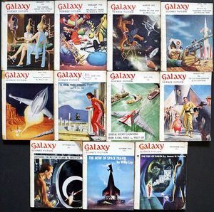 Galaxy Science Fiction: 1955 (11 ISSUES) by Frederik Pohl, Evelyn E. Smith, Philip K. Dick, Willy Ley, James H. Schmitz, L. Sprague de Camp, Daniel F.