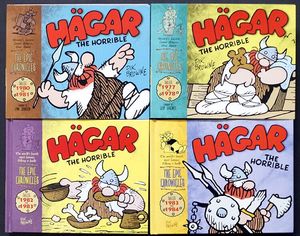 Hägar the Horrible: The Epic Chronicles (four volumes) by Dik Browne