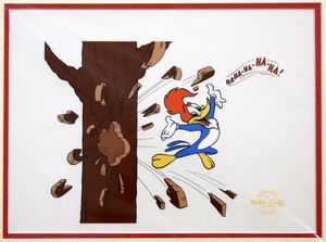 Woody Woodpecker Serigraph art by Walter Lantz
