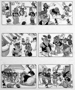 Jack and Jill Comic 2 art by Peter Woolcock