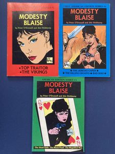 Modesty Blaise First American Edition Series #1, #3, #4 (3 books) by Peter O'Donnell