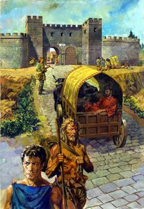 Roman Roads art by Alessandro Biffignandi