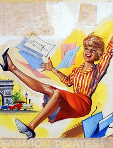 School Friend Picture Library - Fashion Pirates art by Michel Atkinson