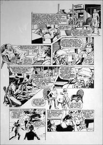 Fall Guy - 50 Mile Hike (TWO pages) art by Jim Baikie