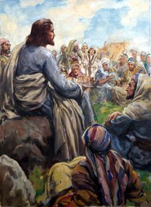 The Sermon on the Mount art by Henry Coller