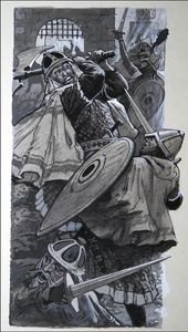 Waltheof - The Last English Earl art by Ralph Bruce