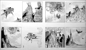 The Sea Kings Island Part 8 (TWO pages) art by John M Burns