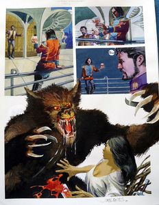 Nikolai Dante The Beast of Rudinshtein part 4 page 1 art by John M Burns