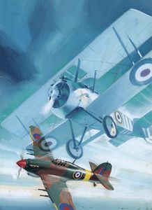 Air Ace Picture Library cover #52  'Ghost Plane' art by Pino Dell'Orco