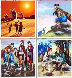 Michael and the Mighty Men - Windmill art by Ron Embleton