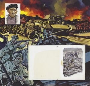 Monty's Victory art by Ron Embleton