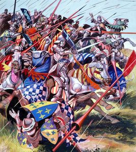 Agincourt The Impossible Victory art by Ron Embleton
