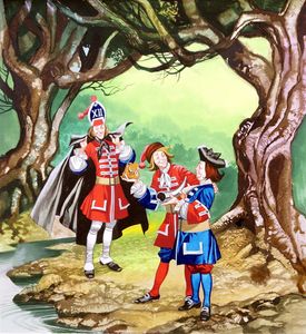 Three Soldiers: Down By The River art by Ron Embleton