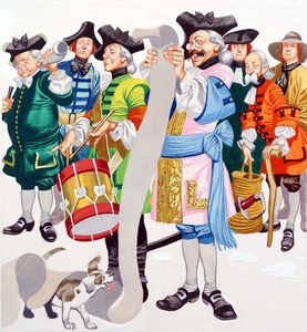 Three Soldiers: The Ledger art by Ron Embleton