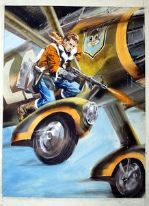 Battler Britton Thriller Picture Library Cover Art 289 art by Giorgio De Gaspari