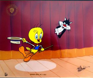 Show Stoppers (Tweety and Sylvester) art by Friz Freleng