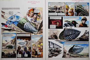 Thoughts of Vengeance from 'The Digger' (TWO pages) art by Oliver Frey