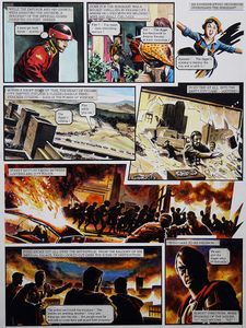 Looters from 'The Digger' art by Oliver Frey