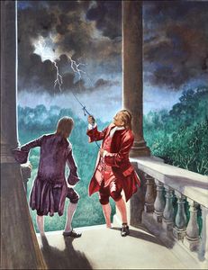 Benjamin Franklin art by Peter Jackson