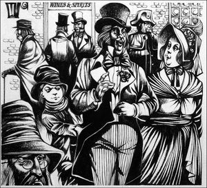 Victorian Pick Pocket art by Richard Hook