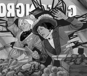 Suffragette City art by Richard Hook