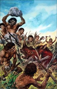 Man The Hunter art by Peter Jackson