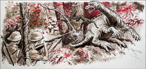Pals - Adventure in a Prehistoric World - Quick Shoot art by Mike Hubbard