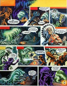Blackbow: The Green Horror art by Frank Humphris