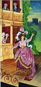 Sarah Siddons The Queen of Tragedy art by Peter Jackson