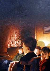 Scary 2 book cover art art by Darren Lock