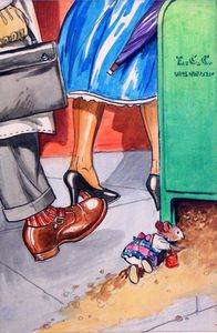 Katie Country Mouse Goes to London: Hiding art by Philip Mendoza