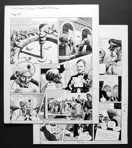 Number 13 Marvel Street - The Rajah (TWO pages) art by Bill Lacey