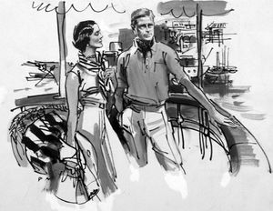 The Duke and Duchess of Windsor 2 art by William Francis Marshall