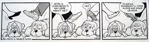 The Perishers daily strip D247 art by Bill Mevin