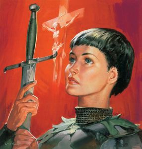 Joan Of Arc art by James E McConnell