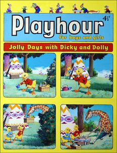Dicky and Dolly Go Camping art by Harold McCready