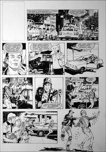 The A-Team: Grand Theft Auto (TWO pages) art by Barrie Mitchell