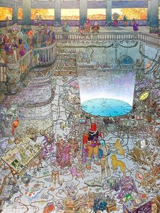 The Street 2 art by Moebius (Jean Giraud) and Geof Darrow