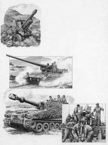 British Artillery art by Patrick Nicolle