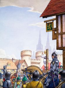 The Death of Joan of Arc art by Patrick Nicolle