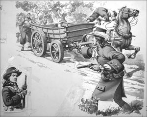 The Whipping of Widow Green art by Patrick Nicolle