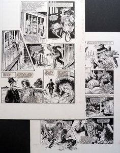Worzel Gummidge - The Fugitive (TWO pages) art by Mike Noble